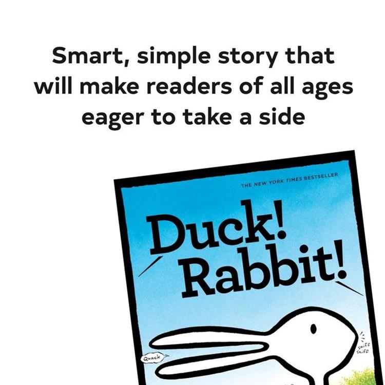 洋書】アヒルかも！ ウサギかも！ Duck！ Rabbit！ [Amy Krouse