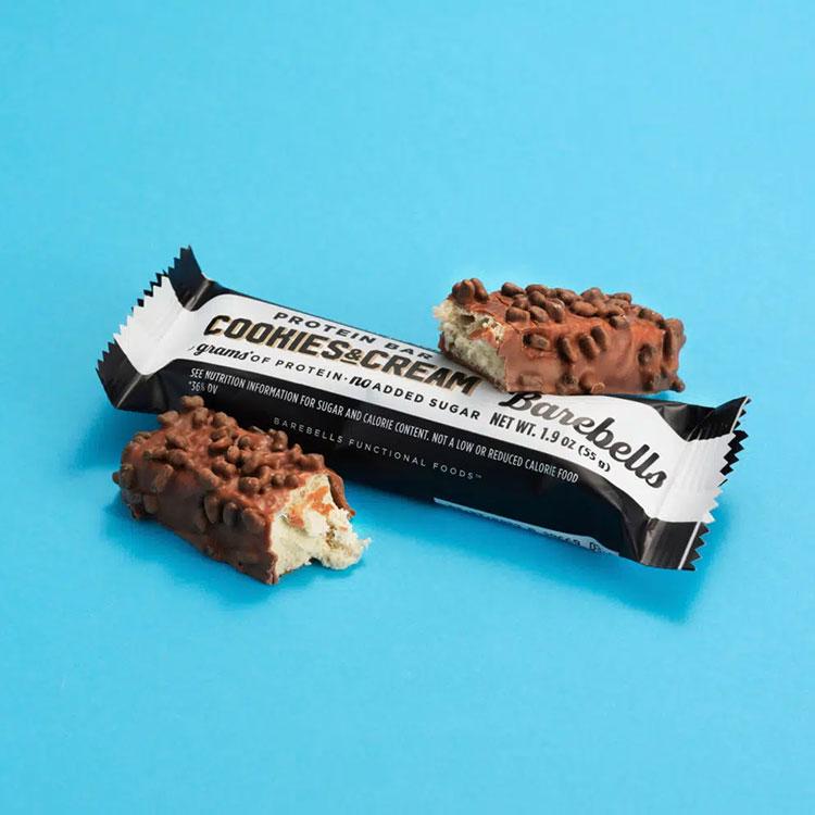 ベアベル プロテインバー クッキー&クリーム 12本入り 各55g (1.94oz