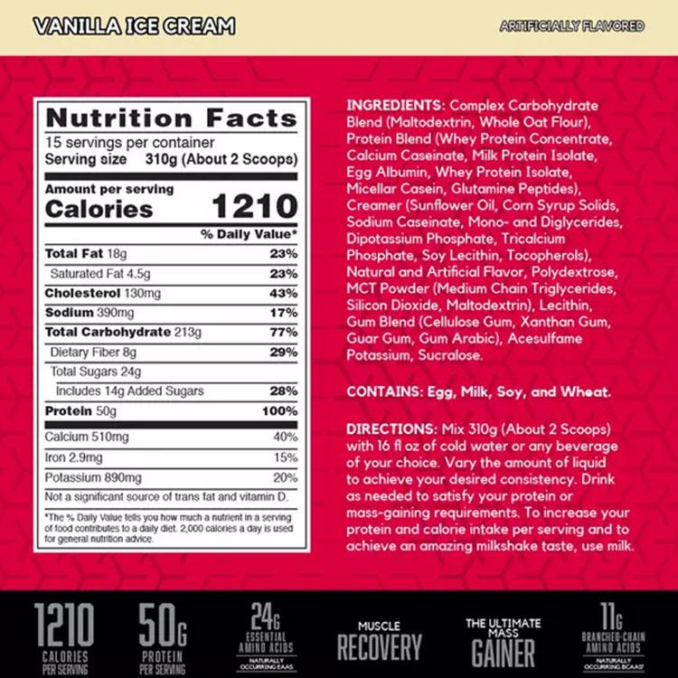 BSN TRUE MASS 1200 ストロベリークリーム 4.65kg 【公式通販】