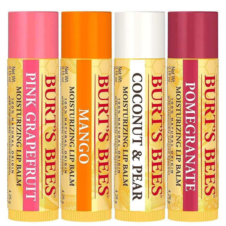バーツビーズ リップバーム 4本セット 各4.25g (0.15oz) Burt's Bees
