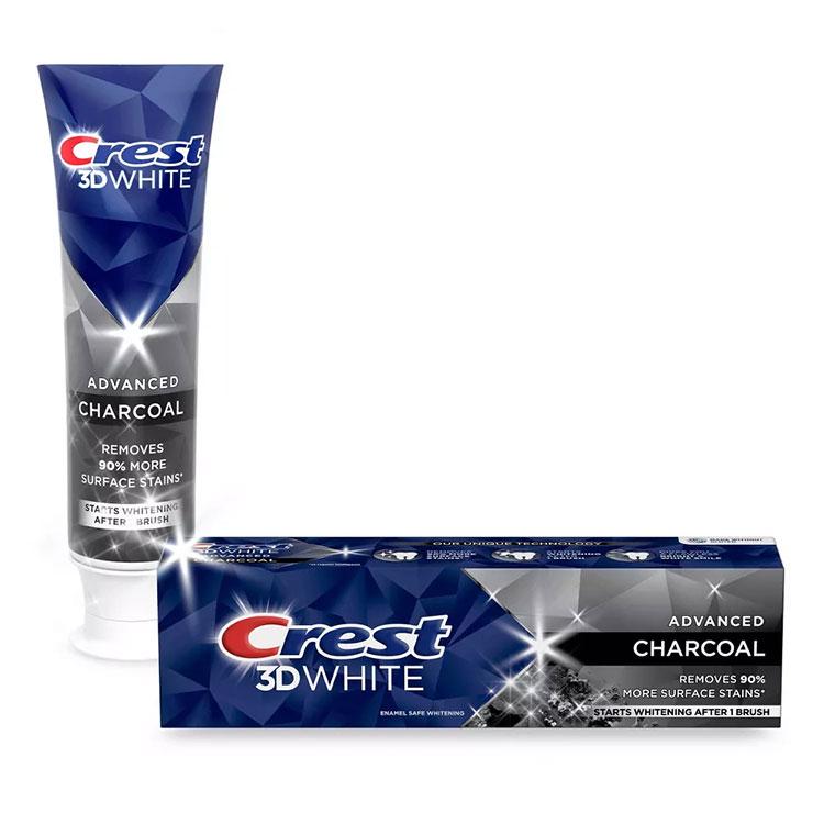 クレスト 3Dホワイト アドバンスド チャコール 歯磨き粉 107g (3.8 oz) Crest 3D White Advanced Luminous Mint Teeth Whitening Toothpaste｜speedbody｜05