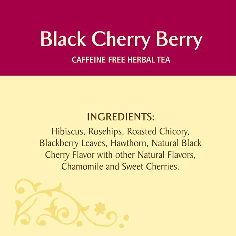 セレッシャルシーズニングス ブラックチェリーベリー ハーブティー ティーバッグ 20包 45g (1.6 OZ) Celestial Seasonings Black Cherry Berry｜speedbody｜04