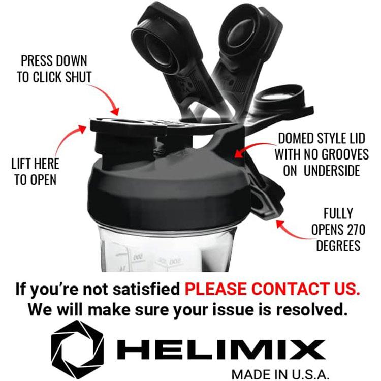 ヘリミックス ブレンダーシェイカーボトル アイランドパラダイス 590ml (20oz) HELIMIX Blender Shaker Bottle シェーカー プロテインシェイカー｜speedbody｜06
