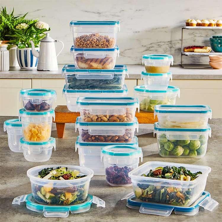 プラスチック食品保存容器多数セット アメリカコストコ品】スナップウェア プラスチック 食品保存容器 19個