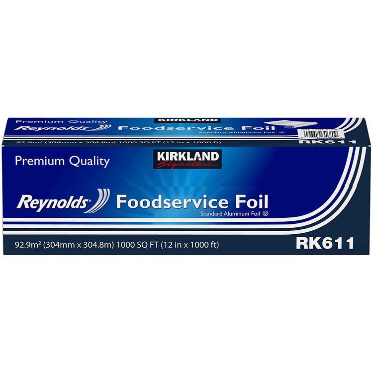 【アメリカコストコ品】カークランド シグネチャー レイノルズ フードサービス ホイル 304mm x 304.8m Kirkland Signature Reynolds Foodservice Foilの画像