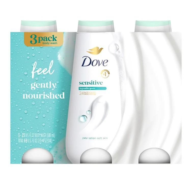 アメリカコストコ品】ダヴ センシティブ ボディウォッシュ 680ml×3本