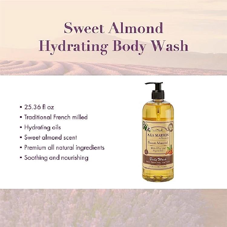 ア・ラ・メゾン ボディウォッシュ スイートアーモンドの香り 750ml (25.36floz) A LA MAISON BODY WASH