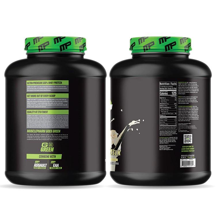 マッスルファーム コンバット 100%ホエイ プロテイン バナナミルク味 2.25kg (5LB) MusclePharm Combat 100% Whey Banana Milk パウダー 約71回分｜speedbody｜03