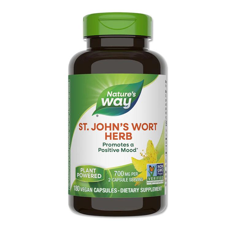 ネイチャーズウェイ セントジョーンズワート 700mg 180粒 ビーガンカプセル Nature's Way St. John’s Wort Herb セイヨウオトギリソウ 気持ち 気分