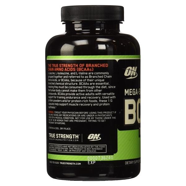オプティマムニュートリション BCAA 1000mg 200粒 カプセル