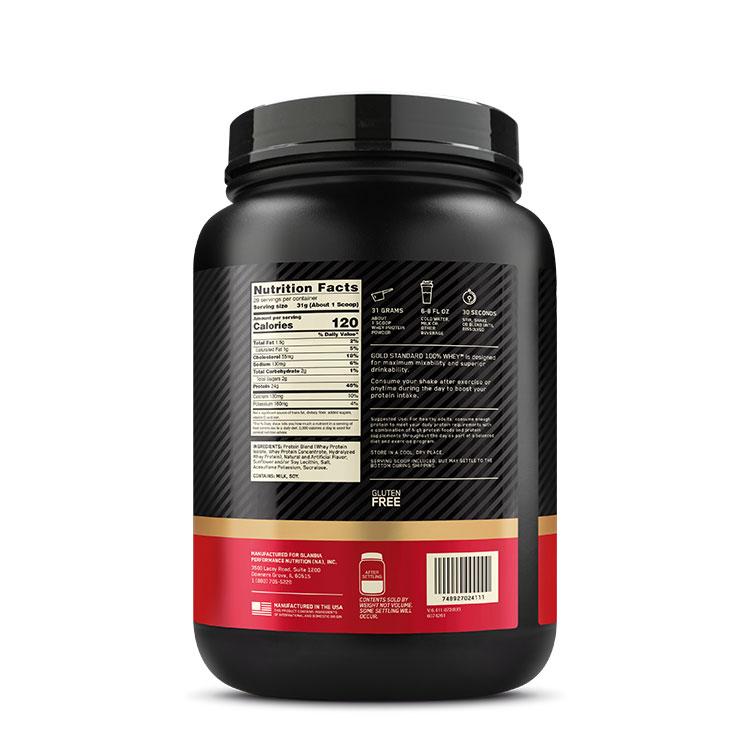 ゴールドスタンダード 100% ホエイ プロテイン フレンチバニラクリーム 2LB 907g 「米国内規格仕様」【正規契約販売法人 オフィシャルショップ】 | Optimum Nutrition | 03