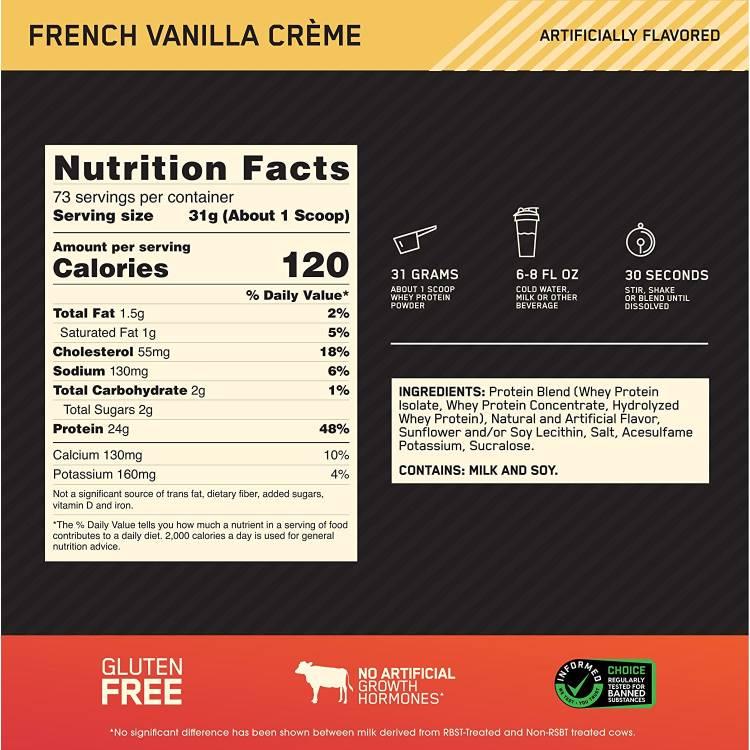 Optimum Nutrition ゴールドスタンダード 100% ホエイ プロテイン 