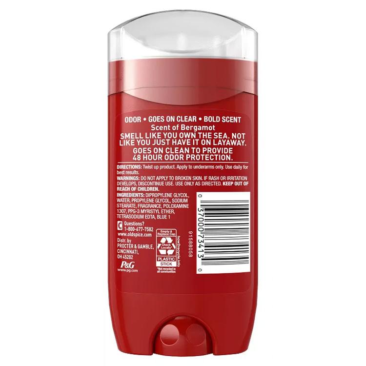 オールドスパイス レッドコレクション デオドラント(アルミニウムフリー) キャプテン 85g (3oz) Old Spice Red Collection Captain Deodorant｜speedbody｜03