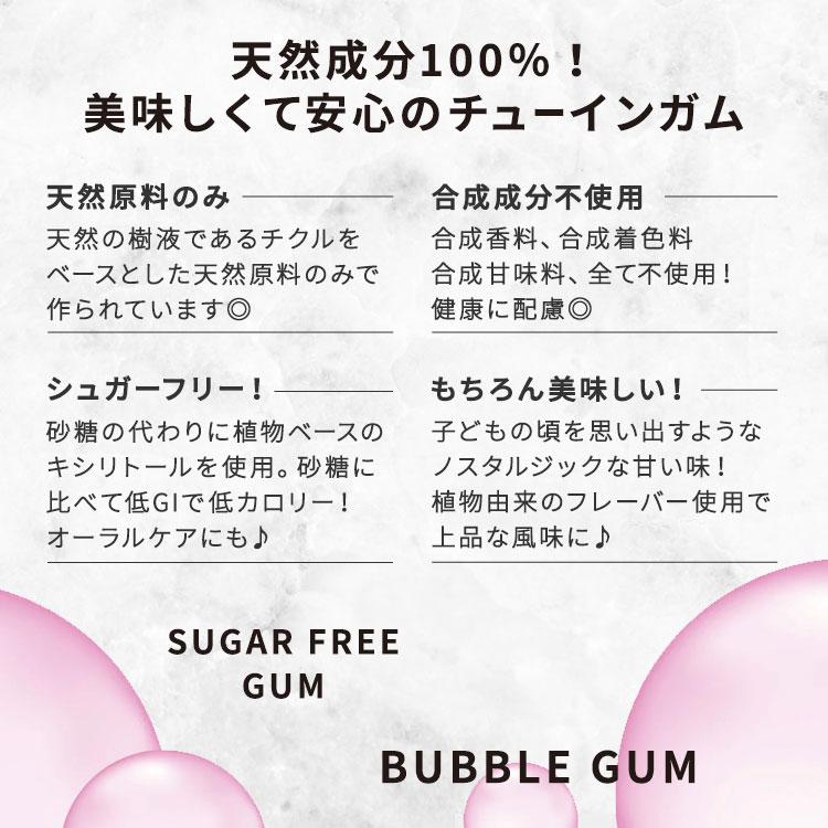 シンプリーガム シュガーフリーガム チューインガム バブルガム味 55粒