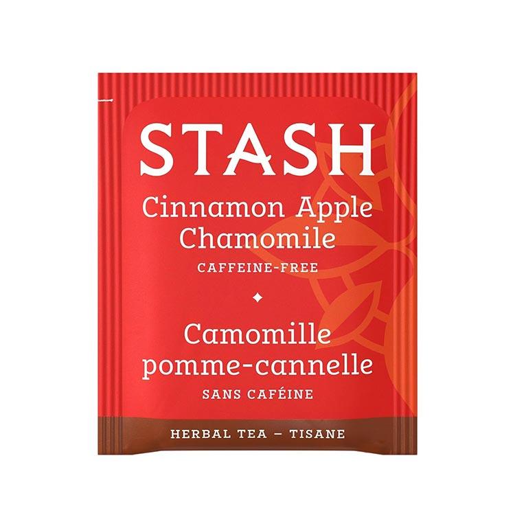 スタッシュティー シナモンアップル カモミール ハーバルティー 20包 40g (1.4oz) Stash Tea Cinnamon Apple Chamomile Herbal Tea ティーバッグ｜speedbody｜05