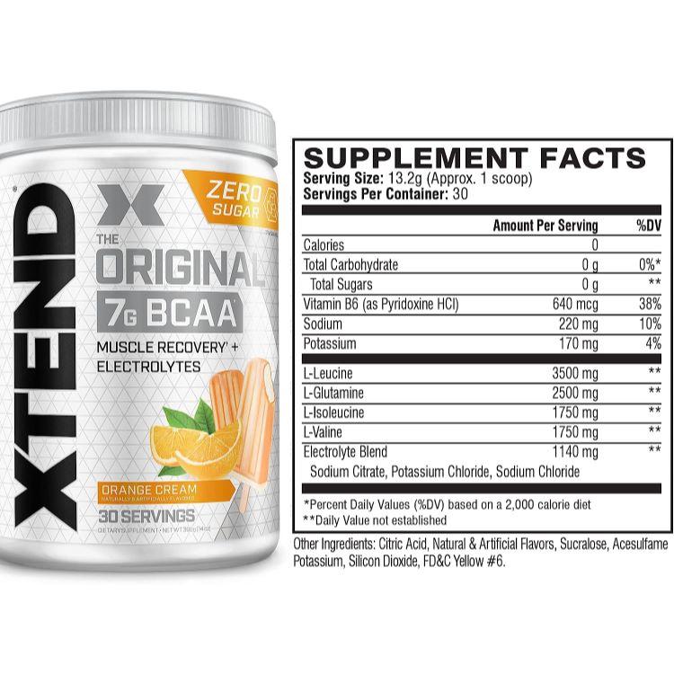 エクステンド オリジナル オレンジクリーム味 30回分 Scivation XTEND Original BCAA Orange Cream