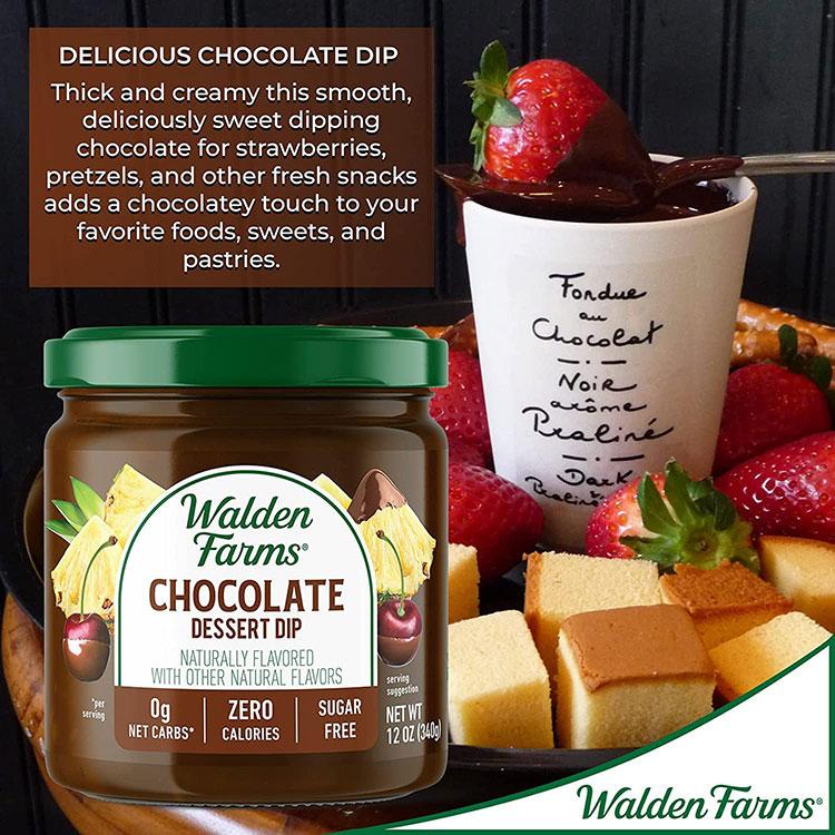 ウォルデンファームス チョコレート ディップ 340g (12oz) Walden Farms Chocolate Dessert Dip ゼロカロリー ダイエット 大人気 カロリーオフ｜speedbody｜06