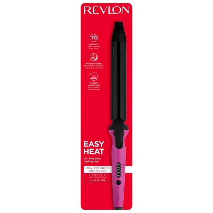 【美品】REVLON カールヘアアイロン レブロン イージーヒート プレシジョン カーリングアイロン 約32mm