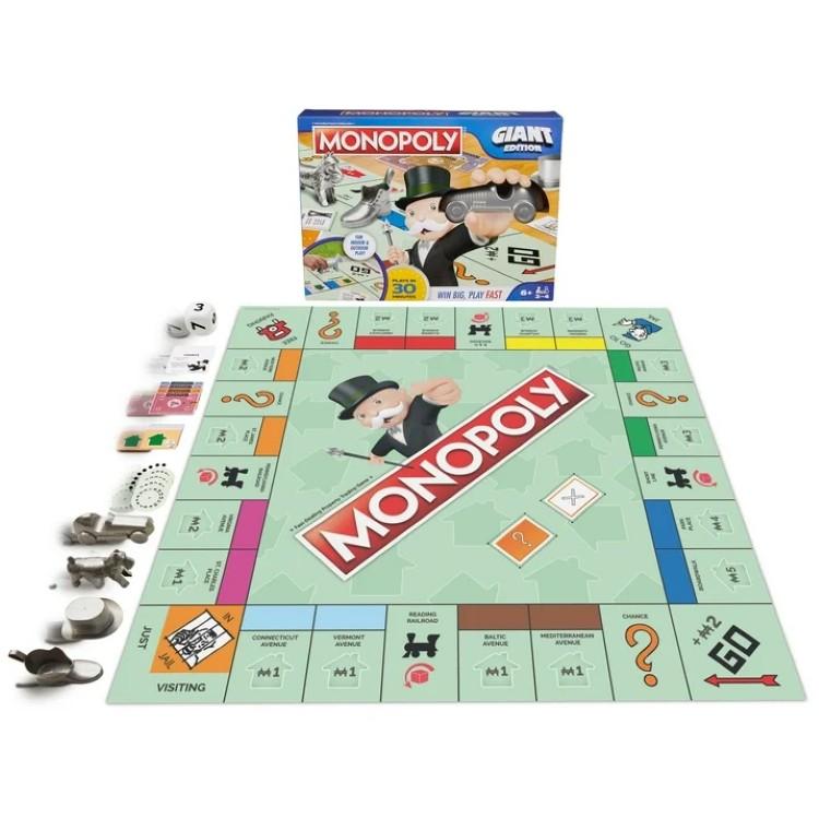 モノポリー ジャイアントエディション ボードゲーム 6歳以上 Monopoly