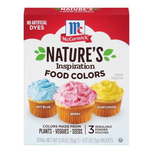 ネイチャーズ インスピレーション フードカラーズ マコーミック 15g (0.51Oz) McCormick Nature's Inspiration Food Colors｜speedbody
