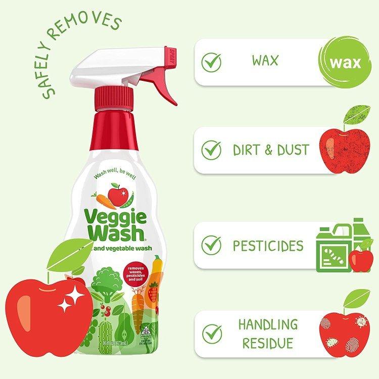 ベジーウォッシュ 野菜・果物の洗浄スプレー 473ml (16oz) VEGGIE WASH Fruit & Vegetable Wash｜speedbody｜07