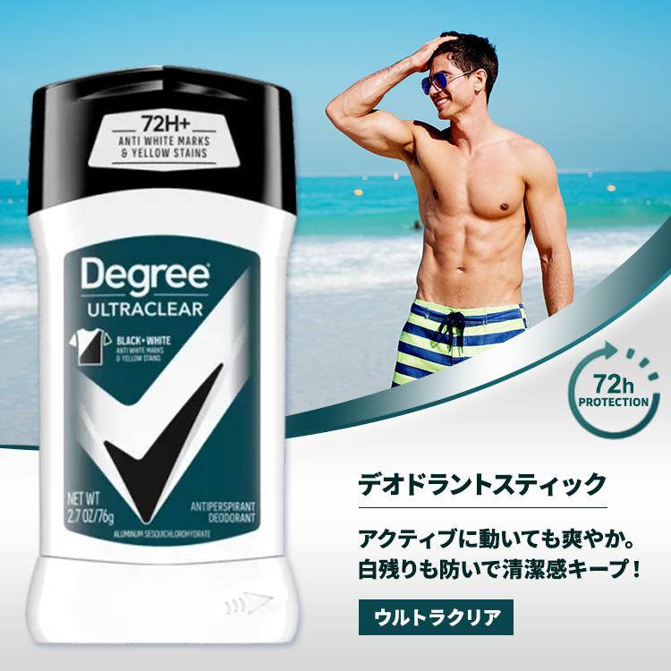 Degree Men モーションセンス ウルトラクリア ブラック&ホワイト