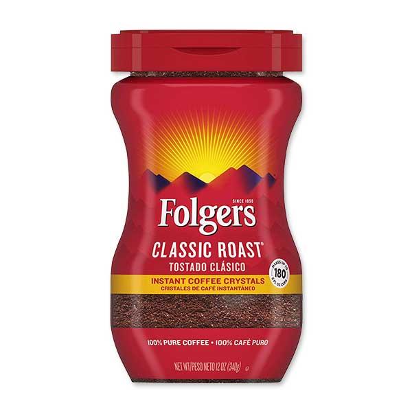 フォルジャーズ クラシックロースト コーヒー インスタントコーヒー 340g Folgers Classic Roast Instant