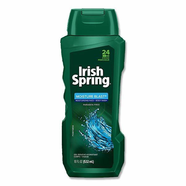 アイリッシュスプリング ボディウォッシュ モイスチャーブラスト Irish Spring Body Wash Moisture Blast 532ml(18floz) 男性向け 清潔 爽やか ボディソープ｜speedbody