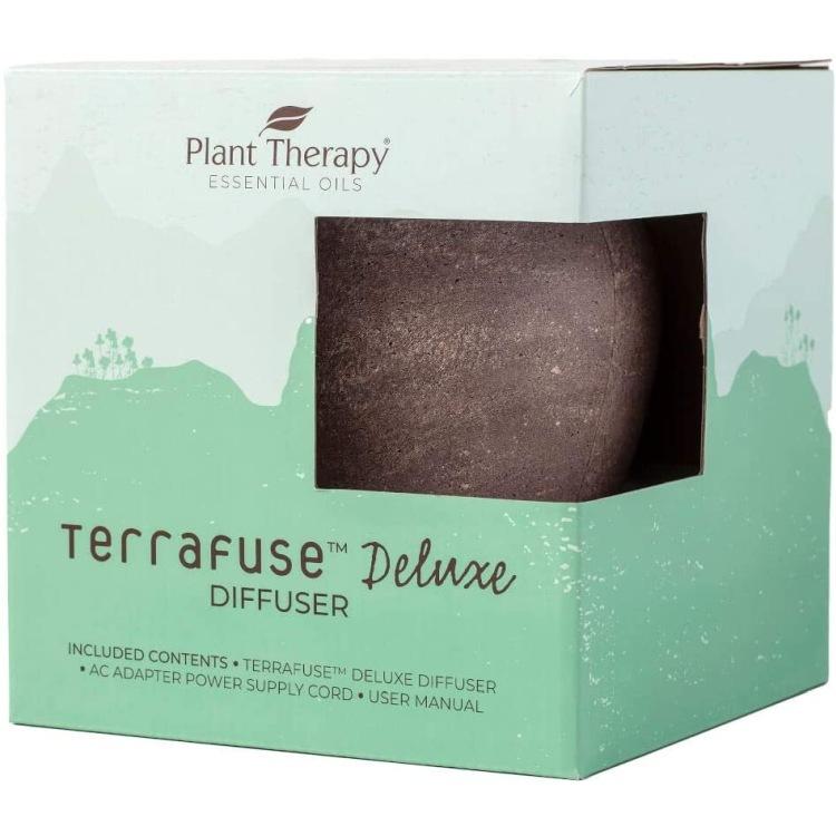 プラントセラピー TerraFuse デラックス エッセンシャルオイルディフューザー ブラウン Plant Therapy Diffuser ...