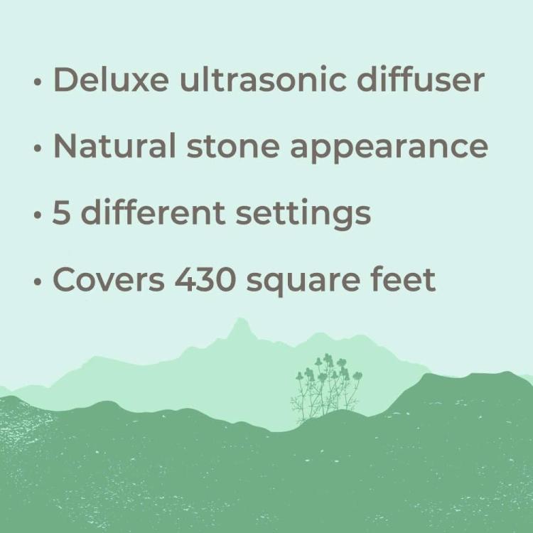 プラントセラピー TerraFuse デラックス エッセンシャルオイルディフューザー ブラウン Plant Therapy Diffuser ...