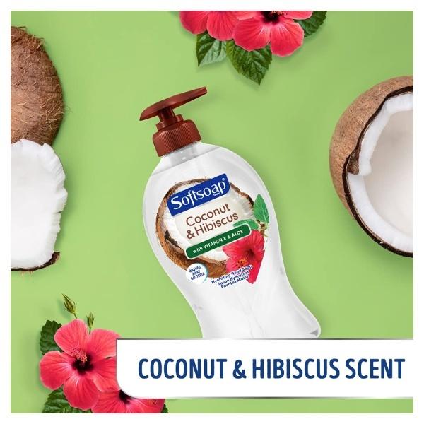 ソフトソープ ハイドレイティング リキッドハンドソープ ココナッツ＆ハイビスカス 332ml(11.25floz) Softsoap