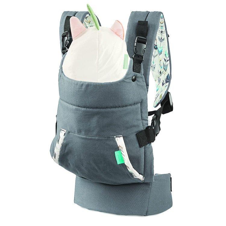 インファンティーノ カドルアップ キャリア フォックス\u0026ユニコーン フード 抱っこ紐 Infantino CUDDLE UP FOX CARRIER AND UNICORN HOODの画像