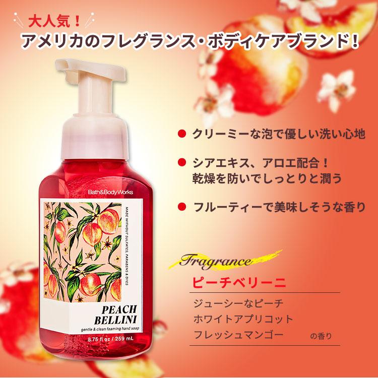 バス&ボディワークス ピーチベリーニ ジェントル&クリーンフォーミング