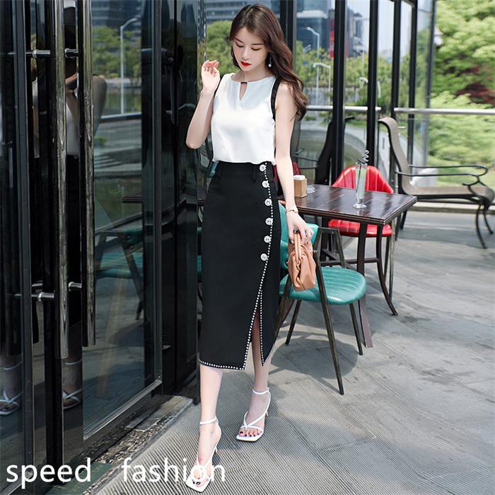 セットアップ スカート レディース タイトスカート フォーマル 上下セット おしゃれ きれいめ 通勤 オフィス Ol 30代 40代 21sf 21sf Speed Fashion 通販 Yahoo ショッピング