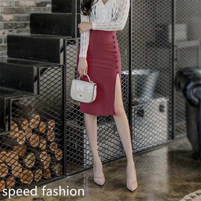 スカート レディース 30代 40代 50代 フォーマル ファッション 女性 上品 ハイウエスト 膝丈 タイトスカート きれいめ 通勤 21sf080 21sf080 Speed Fashion 通販 Yahoo ショッピング