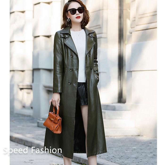 レザージャケット レザーコート レディース ライダースジャケット 大きいサイズ ロング丈 アウター ゆったり 体型カバー 冬物 防寒 暖かい オシャレ  21sf11029 :21sf11029:Speed Fashion - 通販 - Yahoo!ショッピング