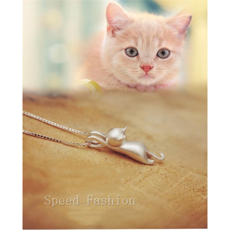 ネックレス レデイーズ 大切な友達、彼女へのプレゼントに  猫ペンダント、可愛いネックレス SS007｜speedfashion｜10