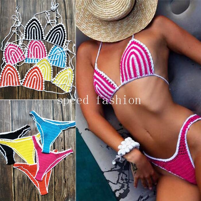 水着 レディース タンキニ ビキニ 透かし彫り ニットビキニ ノン