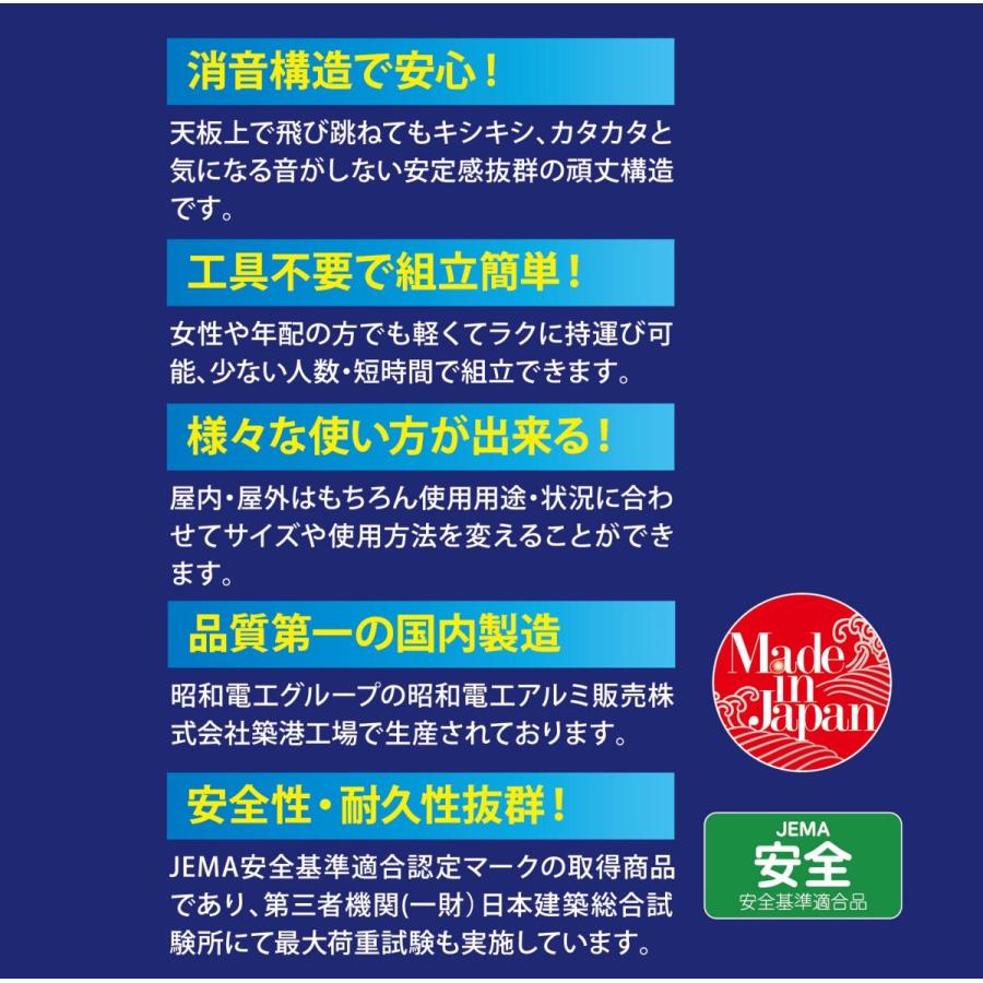 折りたたみ式アルミ製花道ステージ Cセット (SPD-413/S-CS90WH) |  | 04
