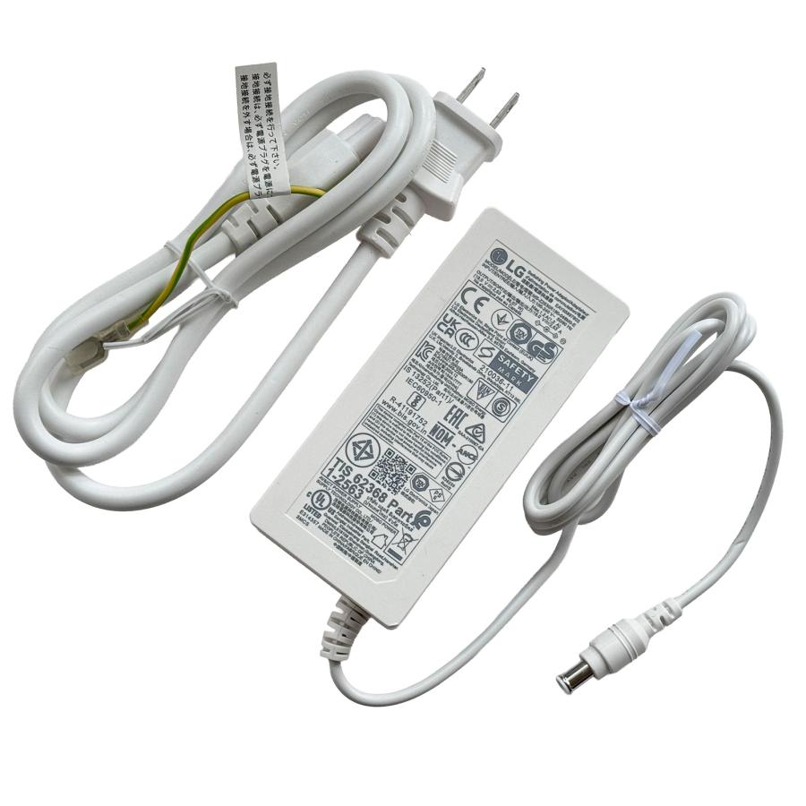 純正 LG 48W ACアダプター ホワイト｜19V 2.53A｜LCAP45 / EAY65897802