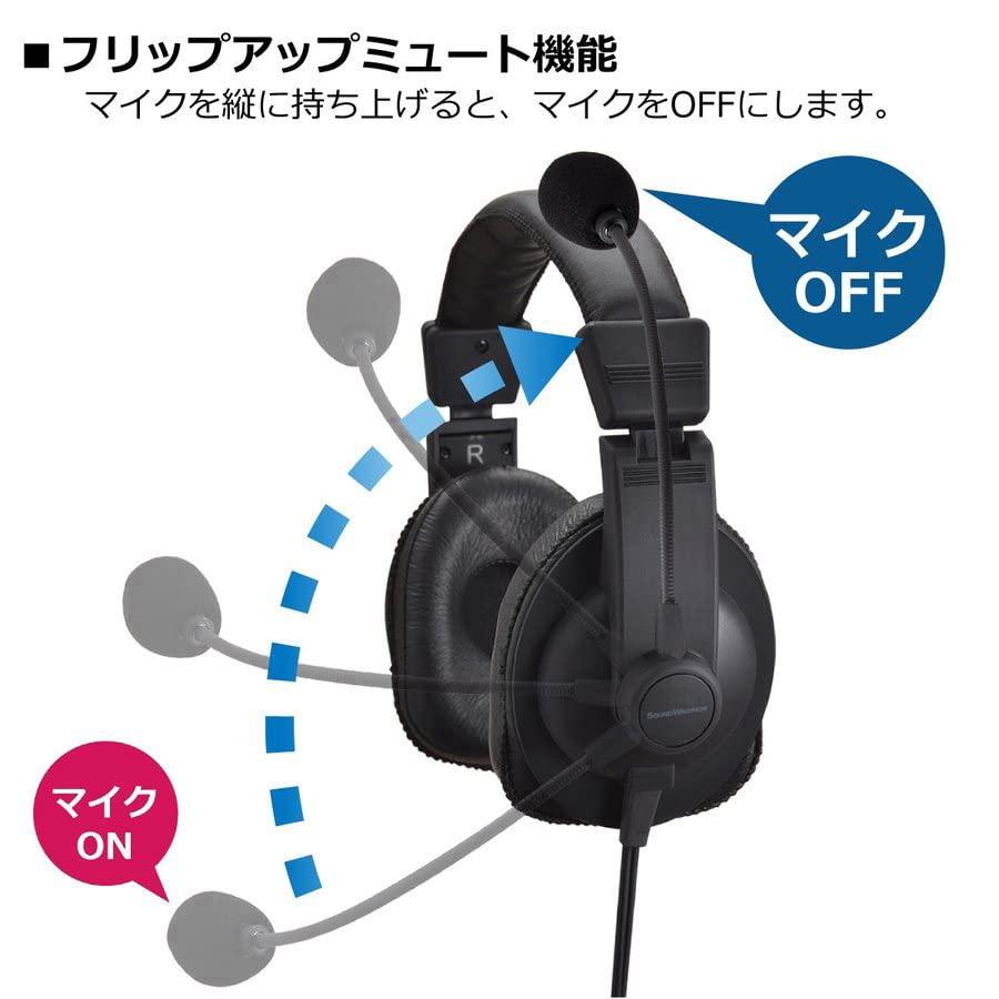 SOUNDWARRIOR 日本製 軽量 ヘッドセット ヘッドフォン マイク 高耐久 3.5mm USB 有線 マイクロフォン 4極対応 3