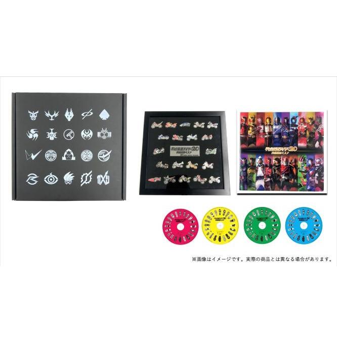 仮面ライダー　20周年記念 ピンバッジ セット 新品】【即納】【限定 ピンバッジセット】平成仮面ライダー20作品記念
