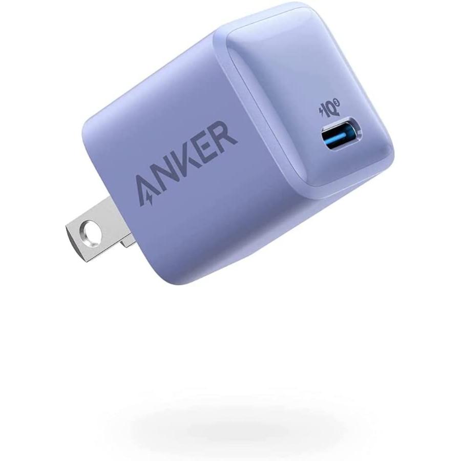 【新品】1週間以内発送　Anker PowerPort III Nano 20W (PD 充電器 20W USB-C 超小型急速充電器) PSE技術基準適合 PowerIQ 3.0 (Gen2)搭載 ラベンダーグリーン