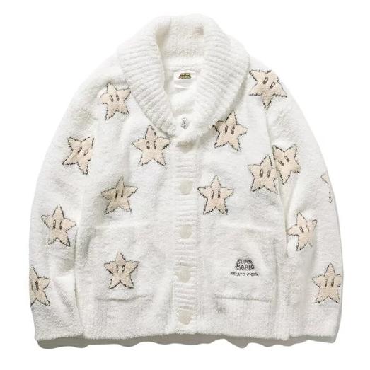 新品 即納 スター Lサイズ Gelato Pique ジェラートピケ ジェラピケ スーパーマリオ メンズ ジャガードカウチン ルームウェア Spw Yahoo 店 通販 Yahoo ショッピング