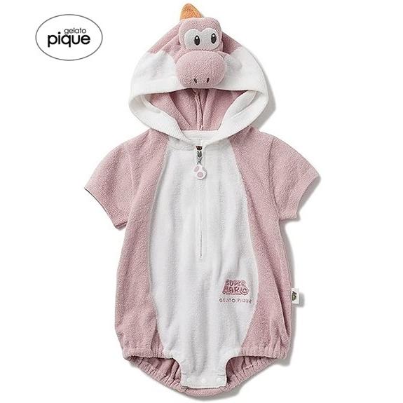 新品 スーパーマリオ 即納 70サイズ Pnk Gelato Pique ジェラート ベビー ピケ ベビー ジェラート スーパーマリオ ジェラピケ ヨッシーロンパース 赤ちゃん Pbno Spw 店 は自分にプチご褒美を