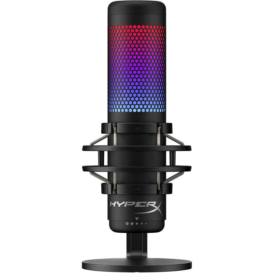 HyperX QuadCast S スタンドアロンマイク　RGB ブラック HyperX 【新品】1週間以内発送 QuadCast S スタンドアロンマイク RGB