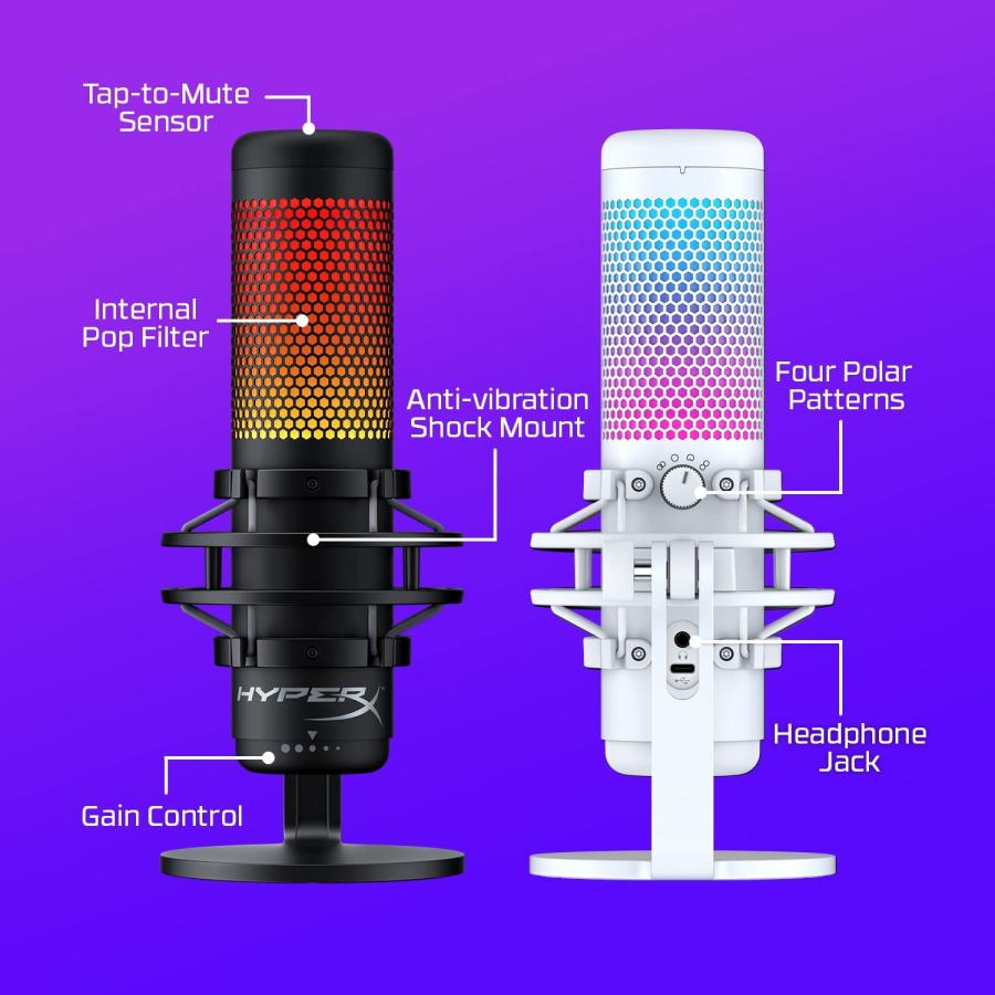 HyperX 【新品】1週間以内発送 QuadCast S スタンドアロンマイク RGB