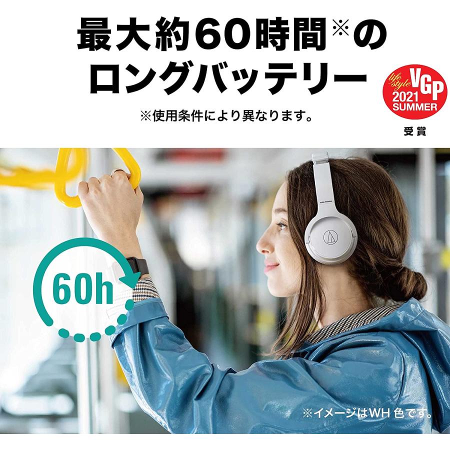 【新品】1週間以内発送 オーディオテクニカ ワイヤレスヘッドホン 最大60時間再生 急速充電 低遅延モード マルチポイント対応 ATH-S220BT BRD ブラックレッド