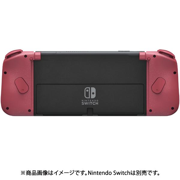 【新品】1週間以内発送 【任天堂ライセンス商品】HORI 連射・連射ホールド機能搭載 グリップコントローラー Fit for Nintendo Switch　APRICOT RED｜speedwagon｜03