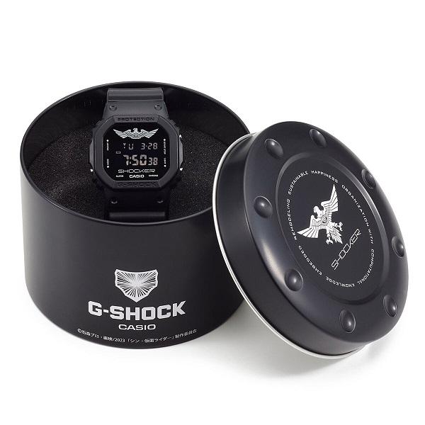 【新品】1週間以内発送　G-SHOCK Gショック カシオ CASIO『シン・仮面ライダー』 DW-5600 SHOCKERモデル 仮面ライダー50周年 コラボ ショッカー 腕時計｜speedwagon｜03